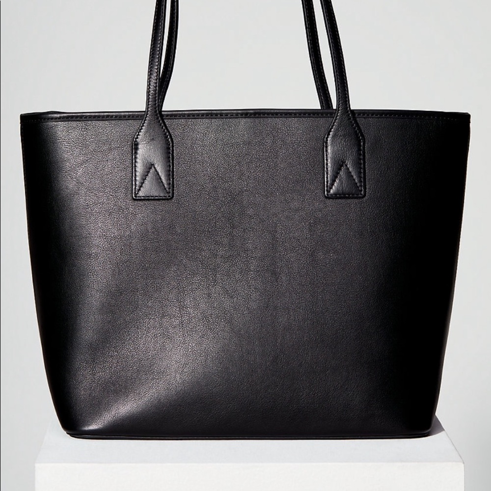 NWT Aritzia Auxiliary Leather Tote Bag - Picture 2 of 8